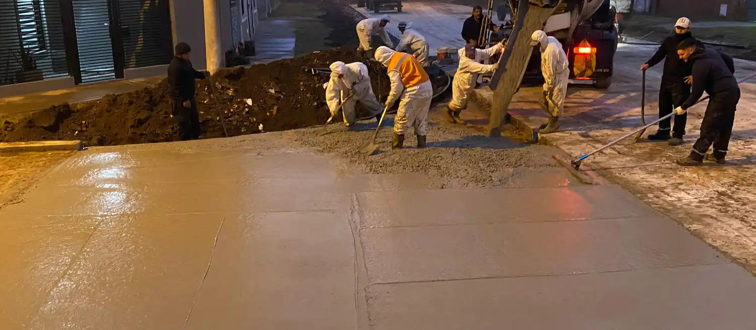 Siguen las obras de pavimento. Foto: MVT