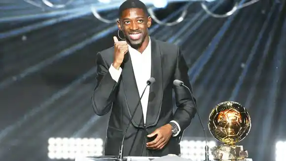 Balón de Oro: Ousmane Dembélé ganó el premio a mejor jugador de la temporada