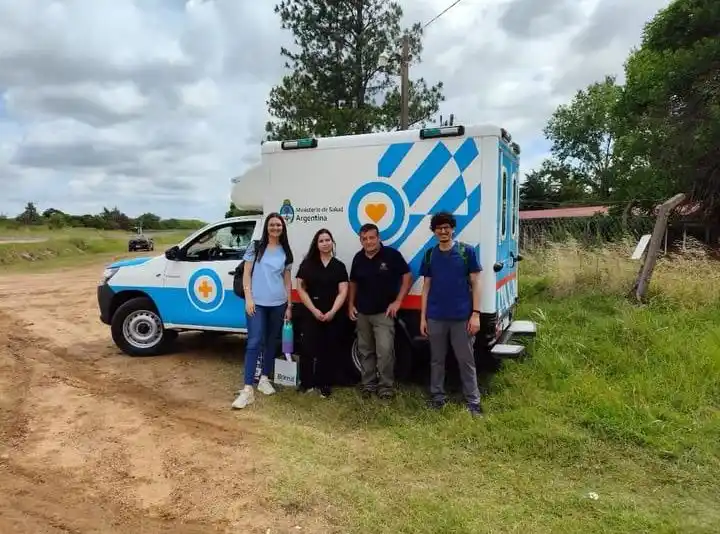 El operativo de control clínico en la Escuela N°56 "Juan Pringles".