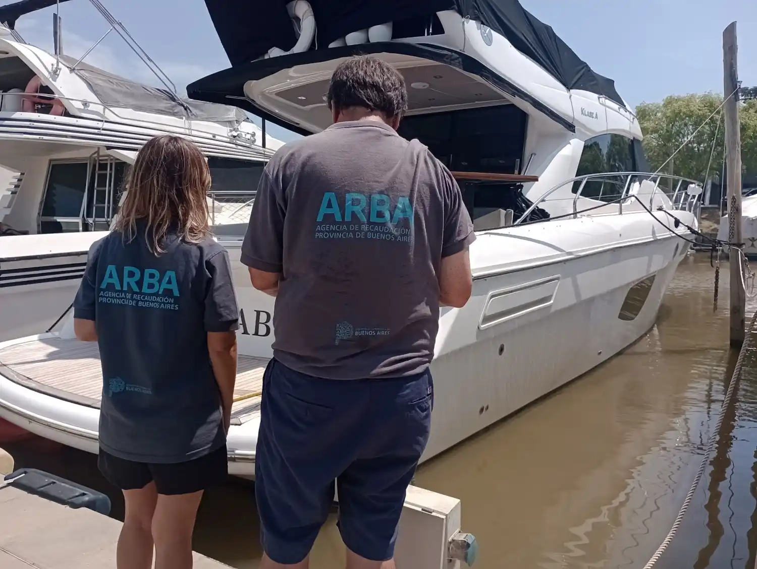 Operativo de fiscalización de ARBA en Tigre y San Fernando.