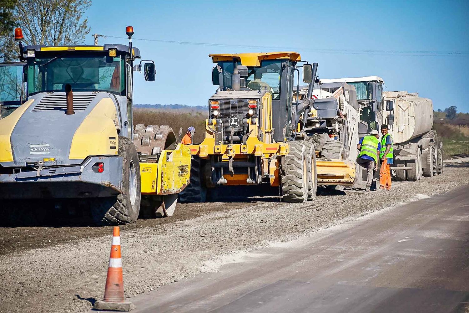 Se reiniciaron las obras de rehabilitación de la ruta provincial Nº 20 en el acceso norte a Gualeguaychú