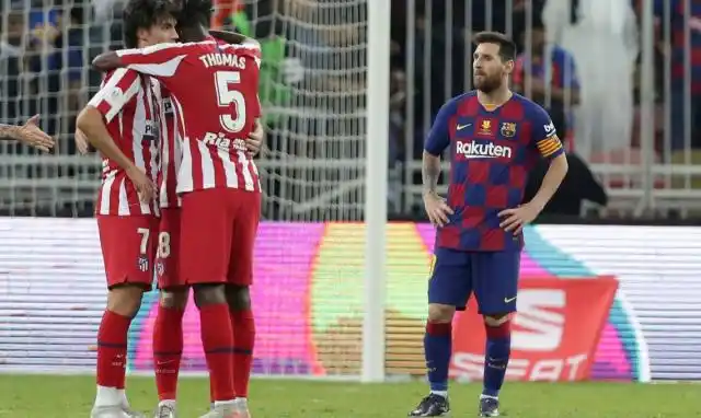 El Aleti de Simeone le ganó por primera vez al Barça de Messi 