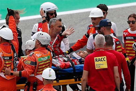 Espargaró ganó un accidentado GP de Catalunya