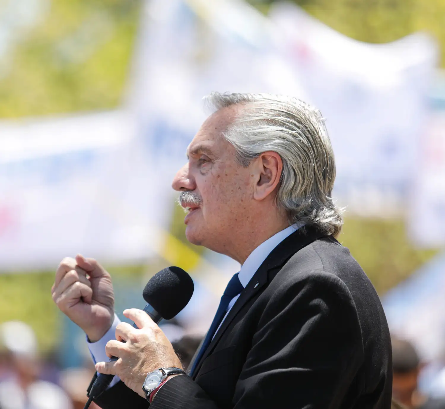 Fernandez afirmó que el actual presidente “hoy no pasa un preocupacional para ser cadete del Ministerio de Economía”,