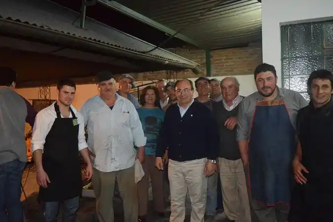 Salomón participó de la cena por el Día del Agricultor en Saladillo