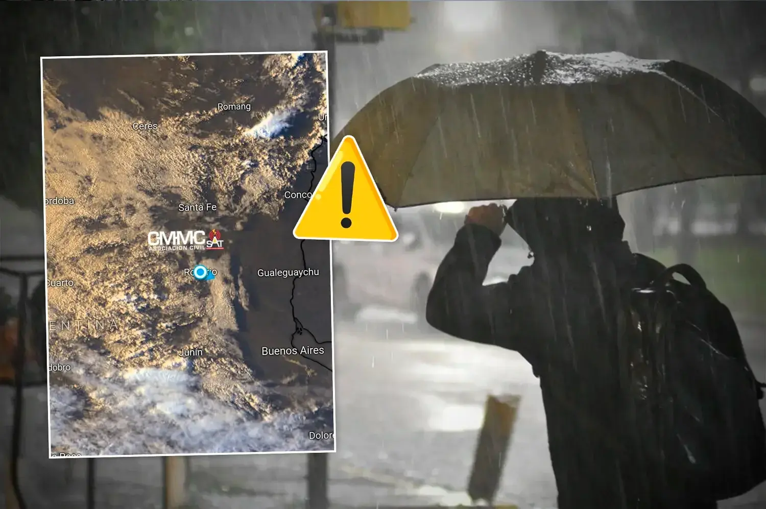 ¡Se viene la tormenta! Prevén tormentas fuertes, ráfagas y un marcado descenso térmico
