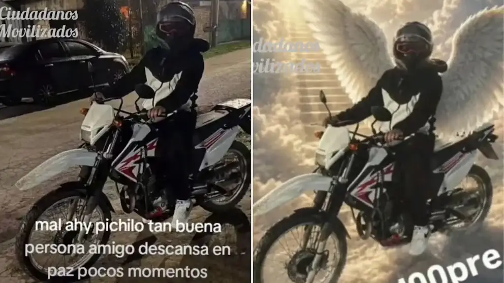 Video: así fue la despedida de “Pichilo”, el joven que murió tras intentar robarle la moto a un policía en Malvinas Argentinas