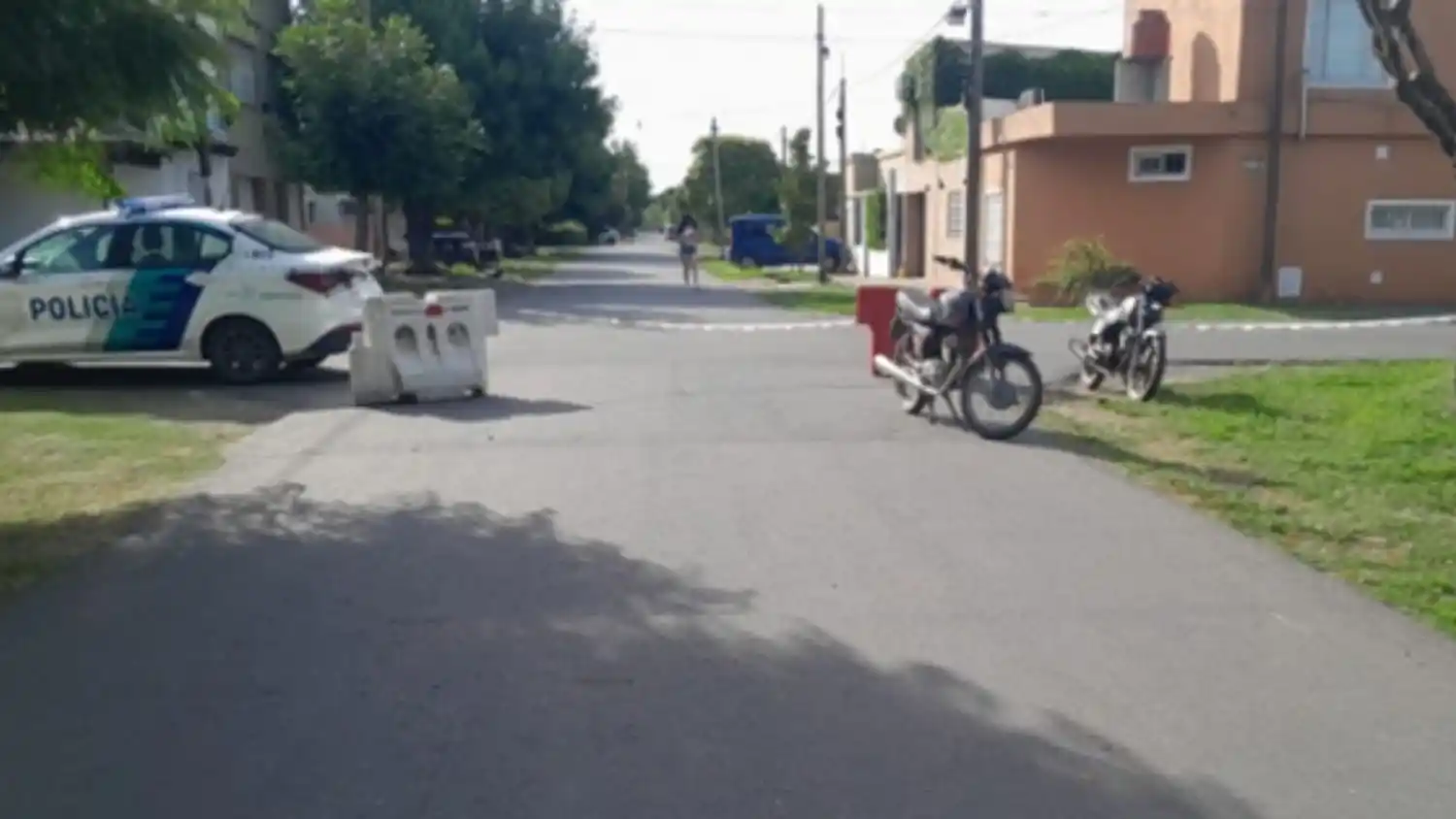 Las motos colisionaron en la esquina de Martín Fierro e Ituzaingó.