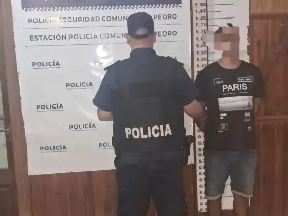 El sujeto quedó alojado a disposición de la Justicia.