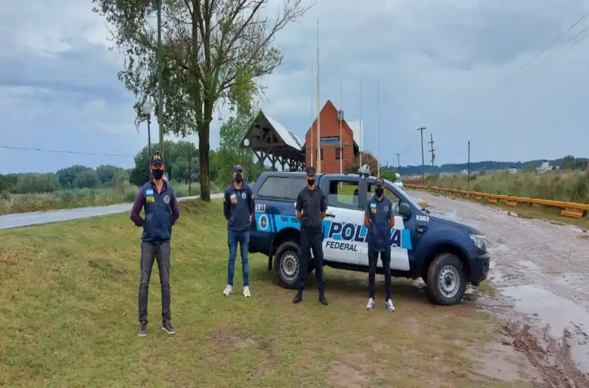 Intensos operativos de la Policía Federal en la costa