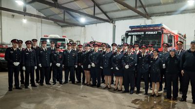 Bomberos de Firmat conmemoraron su 60° aniversario