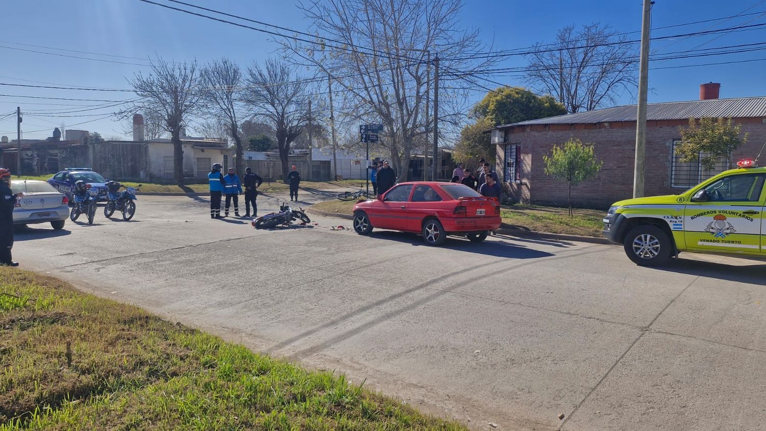 Grave accidente en Lisandro de la Torre y Maestros Argentinos.