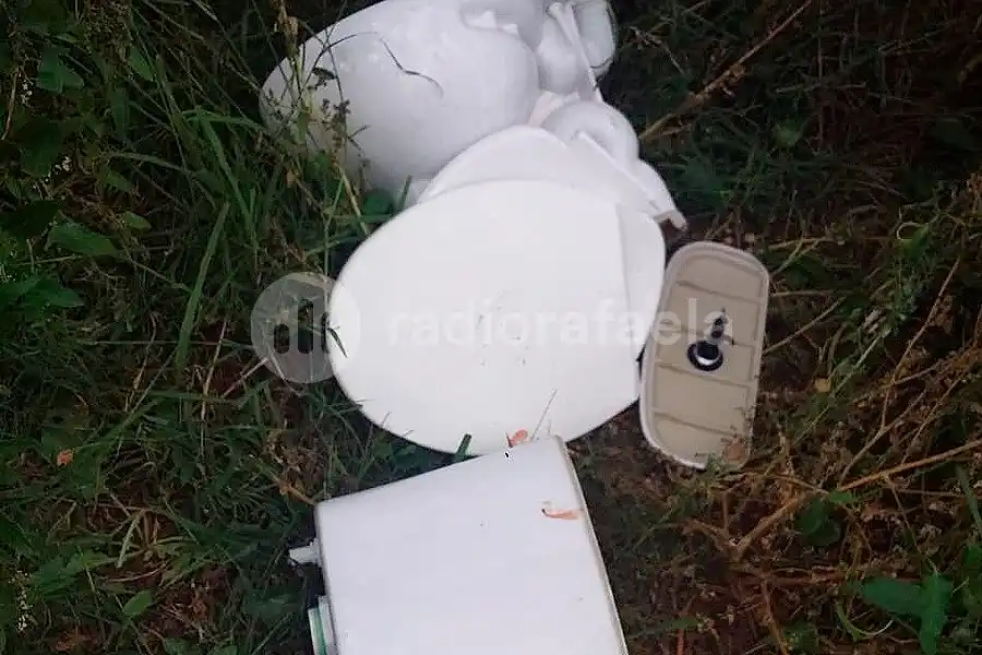 No te la puedo creer: robaron un inodoro