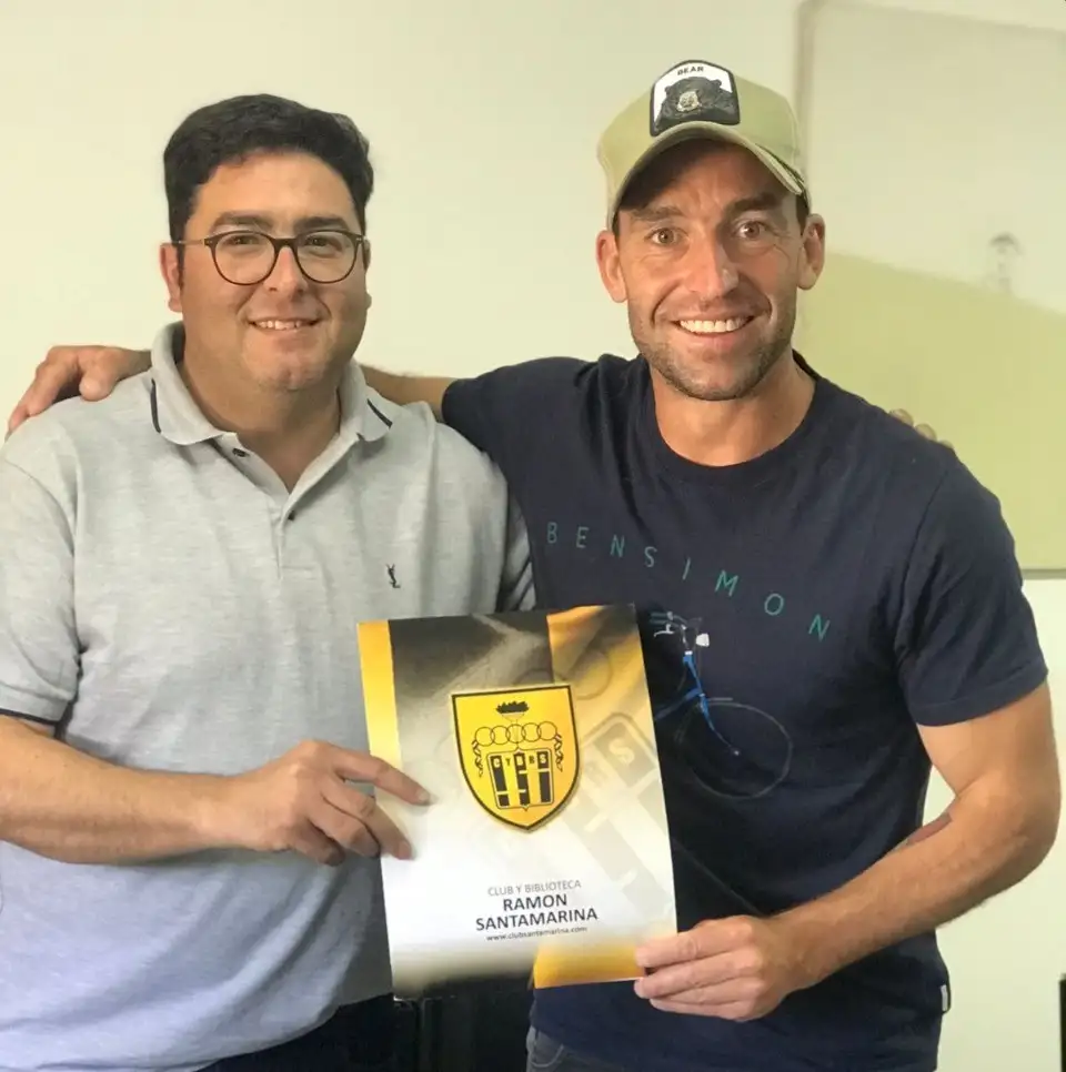 Michel y Barsottini firmaron su continuidad en Santamarina