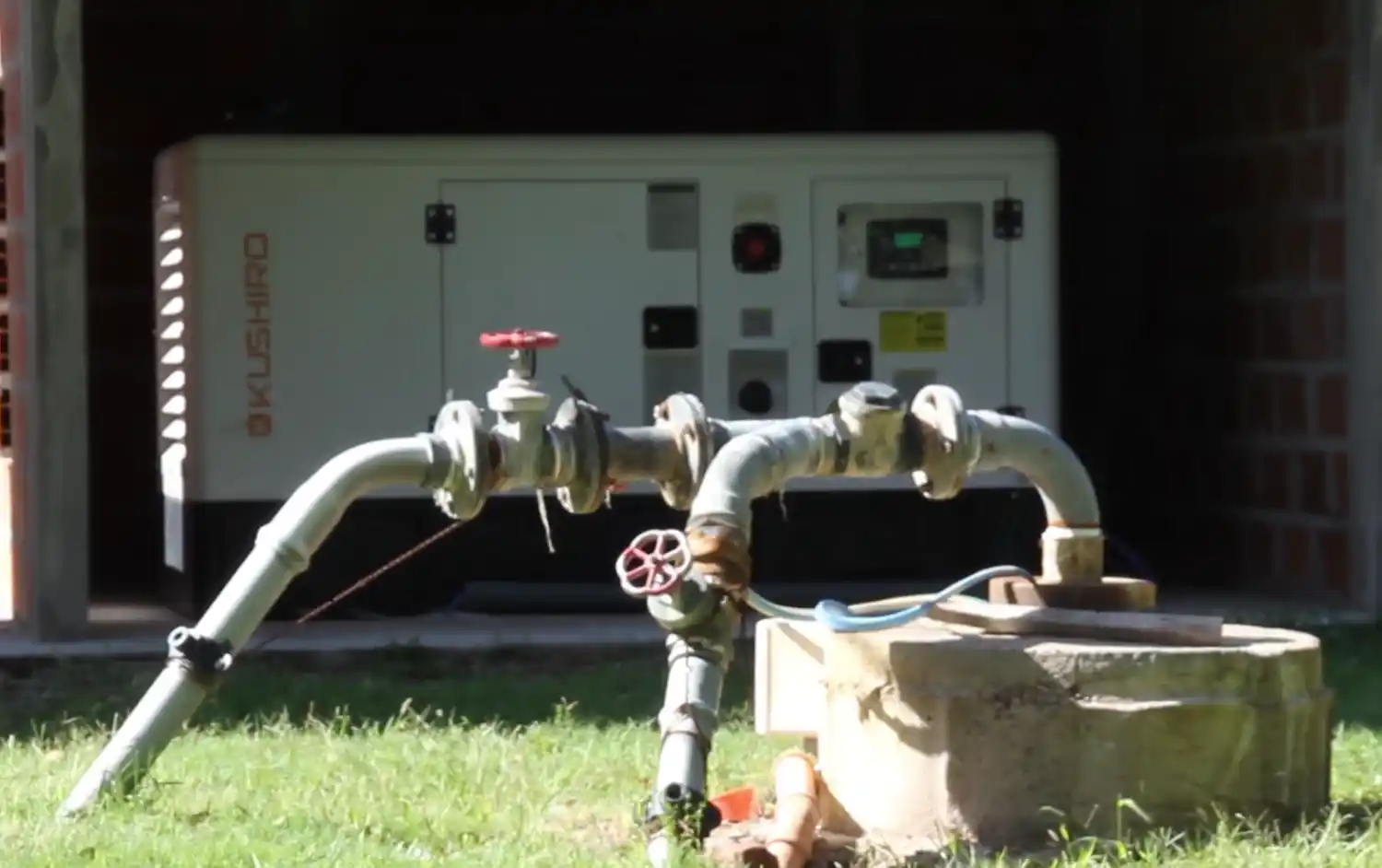 Nuevo generador garantiza suministro de agua en barrios municipales