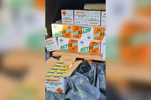 Secuestran 30 mil cartuchos durante operativo en Estación Clucellas