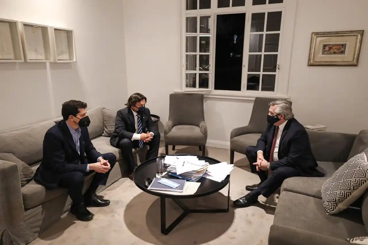 Coronavirus: Alberto Fernández recibió al gobernador de Salta
