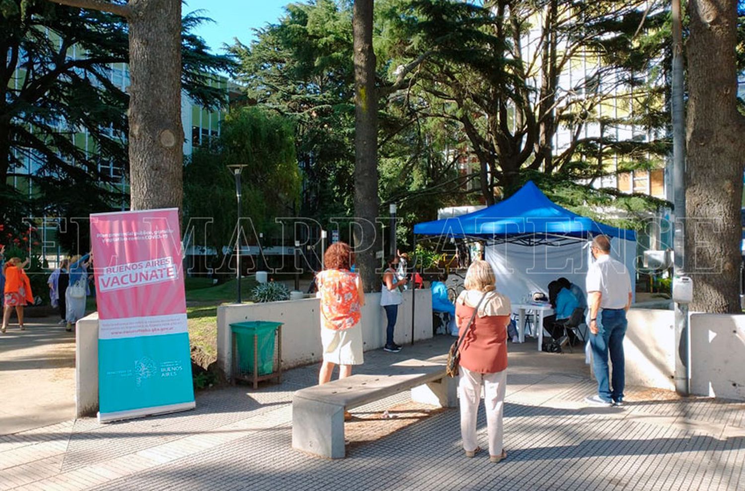 Arrancó una nueva semana de vacunación libre con postas itinerantes en Mar del Plata