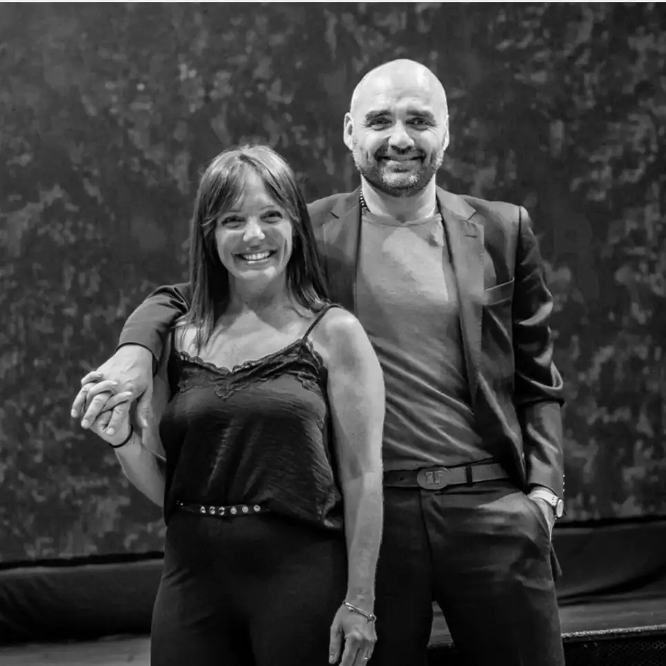 Juntos. María y Emilio, directores de MON Creatividad.