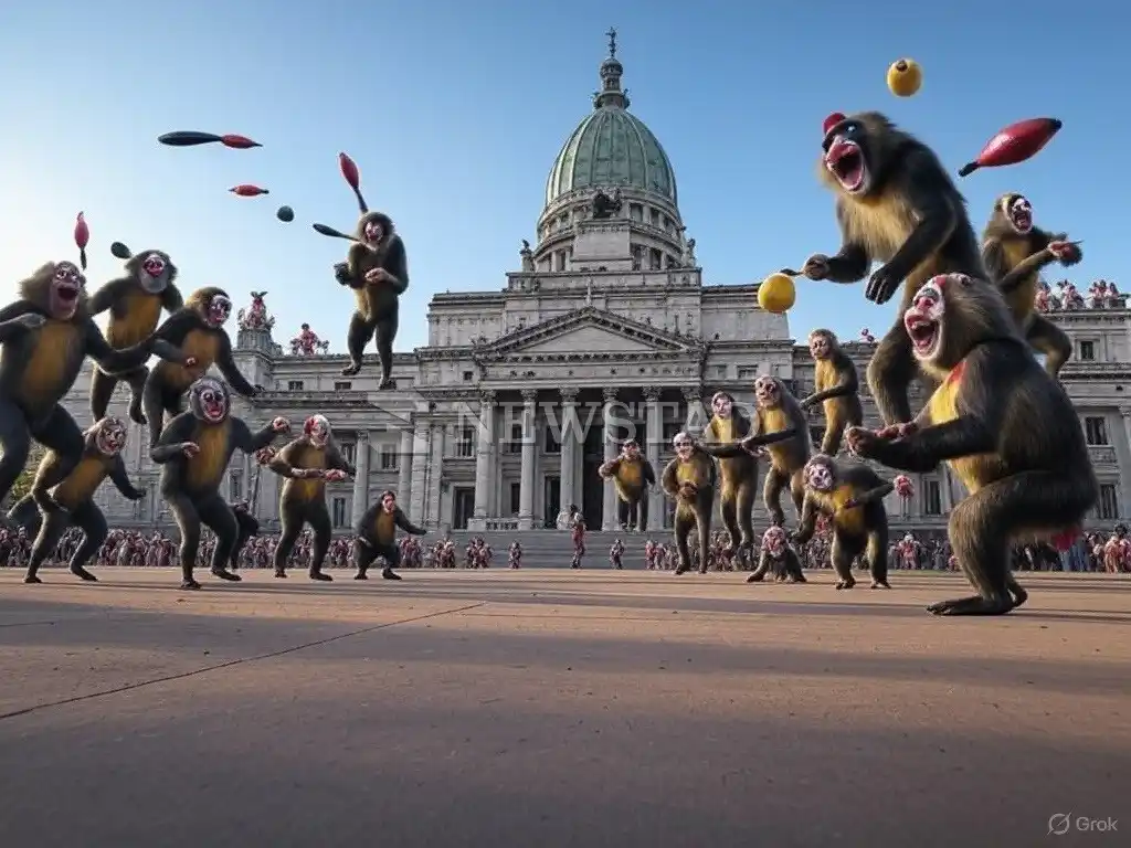 Festejan. Los llamados "mandriles" lograron voltear el pliego de Ariel Lijo.