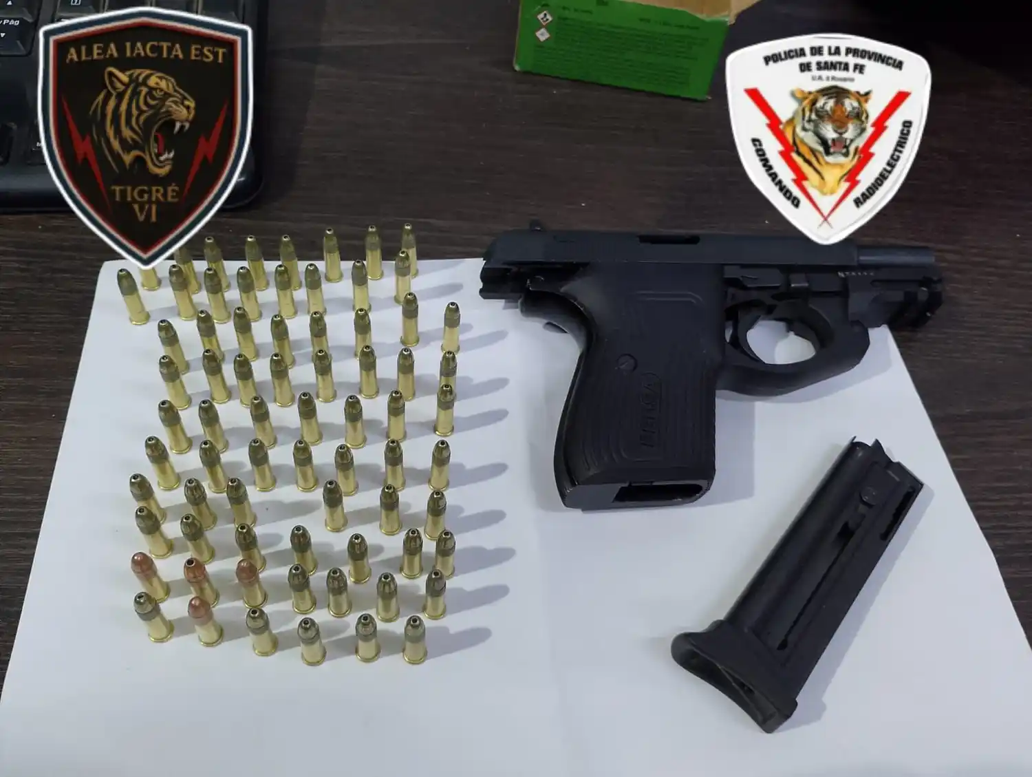 Elementos secuestrados.