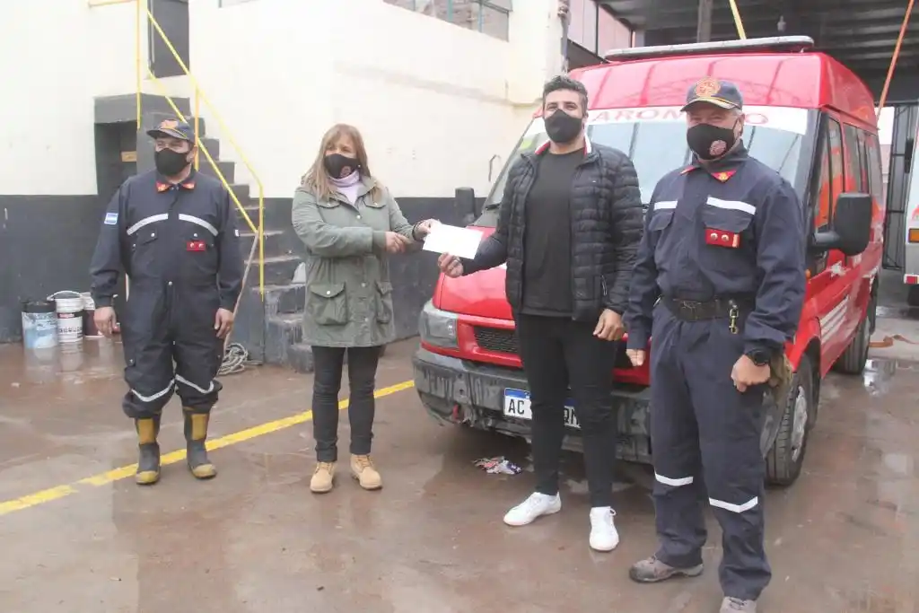 Importante subsidio para el arreglo del techo del Cuartel de Bomberos