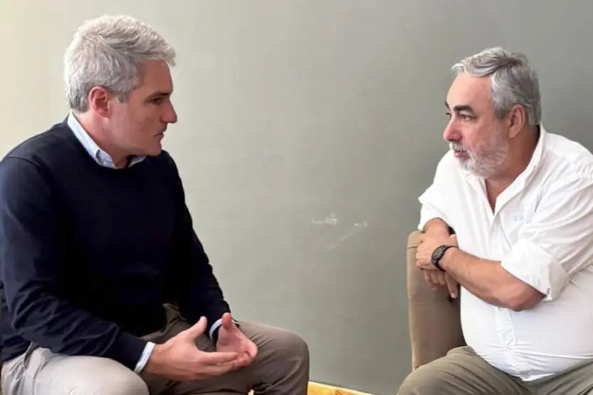 Gonzalo Diez y Miguel Fernández en La Plata