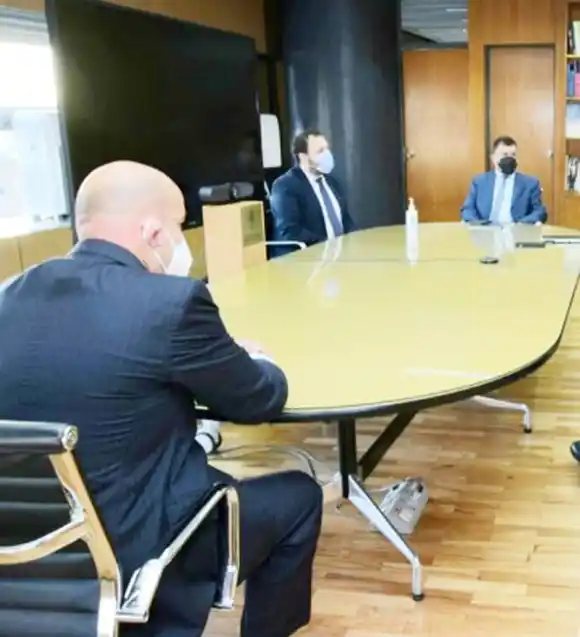 Reunión con el Ministro de  Trabajo de la Nación Claudio Moroni