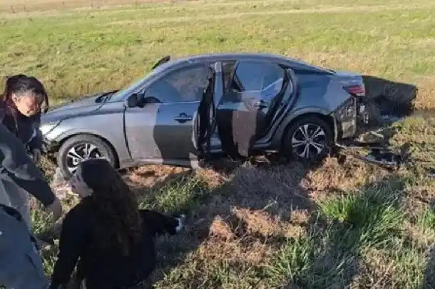 La diputada nacional Rocío Bonacci sufrió un fuerte accidente en la ruta 9.