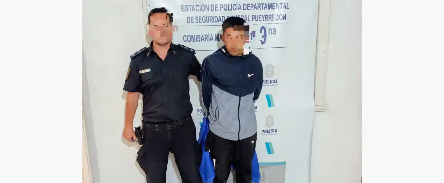 El sujeto había huido ayer de la escena del robo.