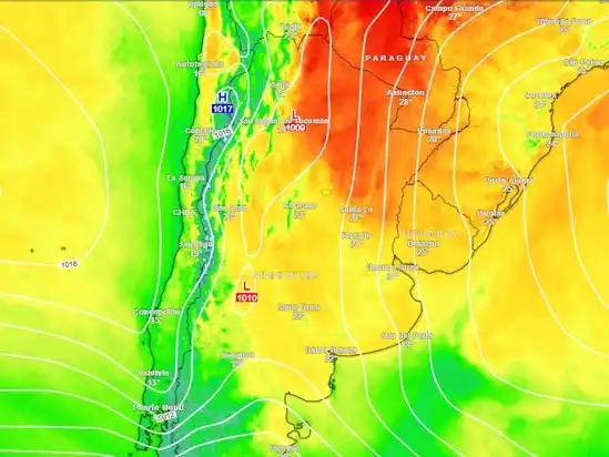 Semana corta de calor intenso en Concordia y lluvias hacia el fin de semana