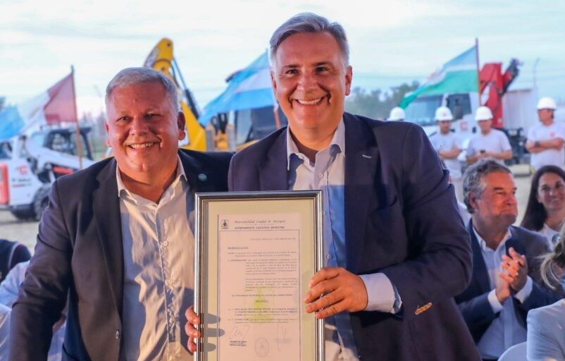 Gustavo Benedetti y Martín Llaryora (foto: Gobierno provincial)