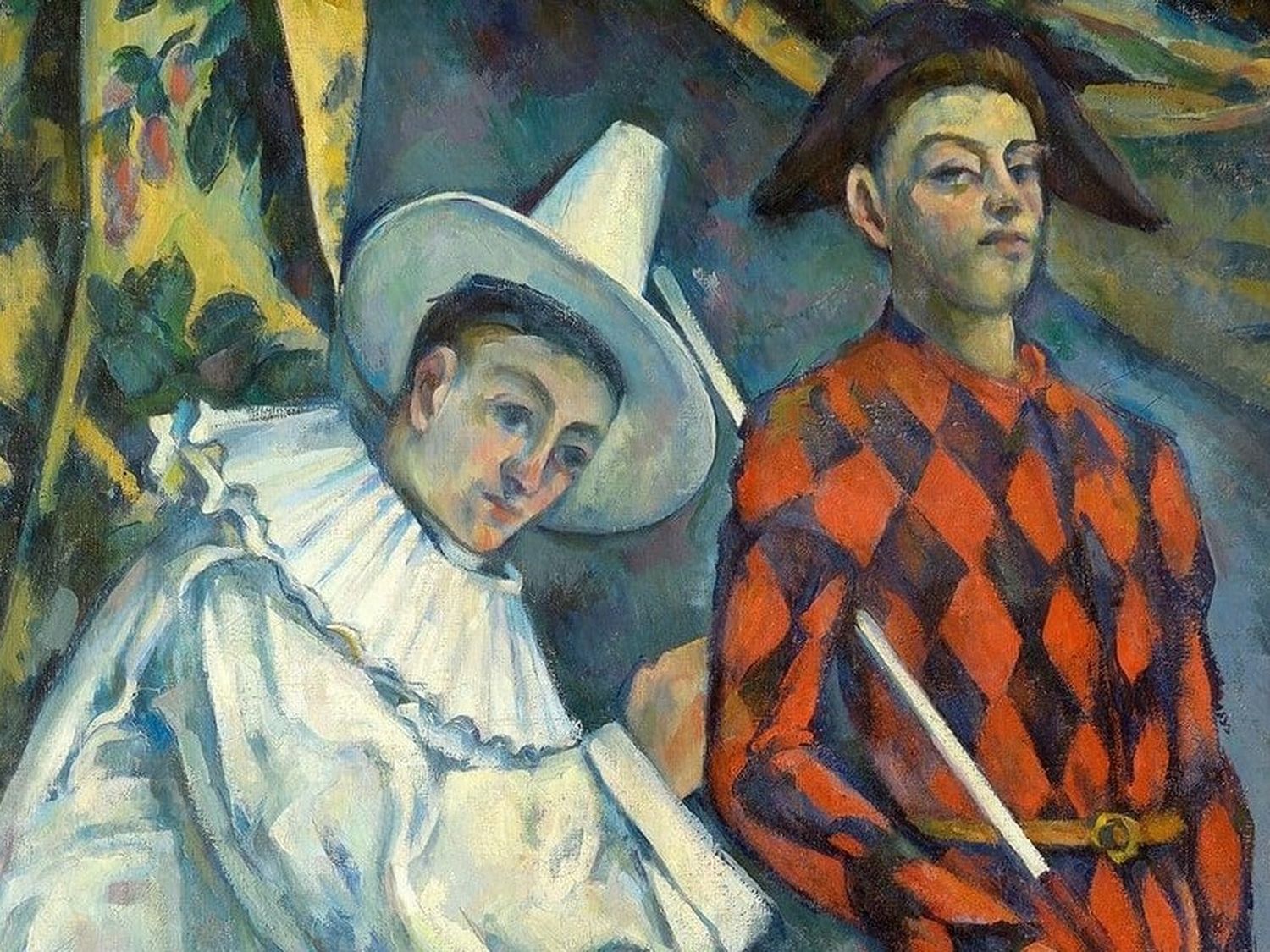 Fragmento de “Martes de carnaval”, de Cézanne. Foto: Museo Pushkin de Moscú