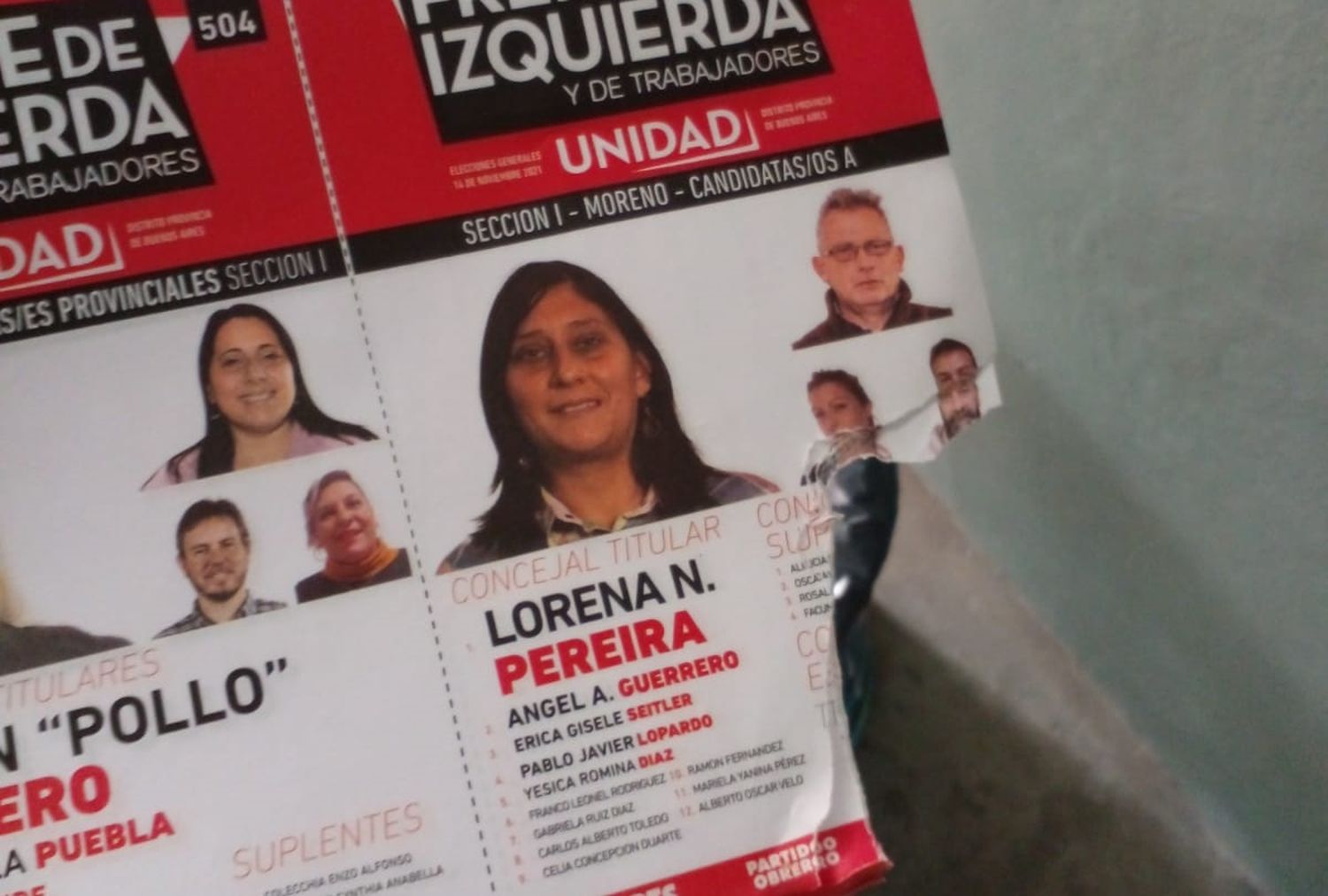 Desde el Frente de Izquierda denuncian el robo y roturas de boletas en la Provincia de Buenos Aires