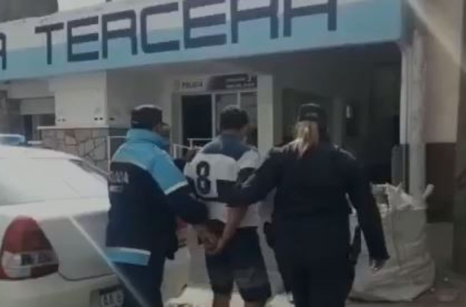Robó una bicicleta en un jardín de infantes