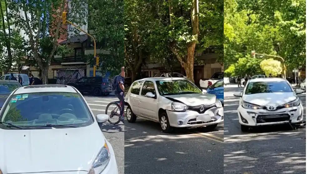 Cuádruple choque en Independencia y Libertad