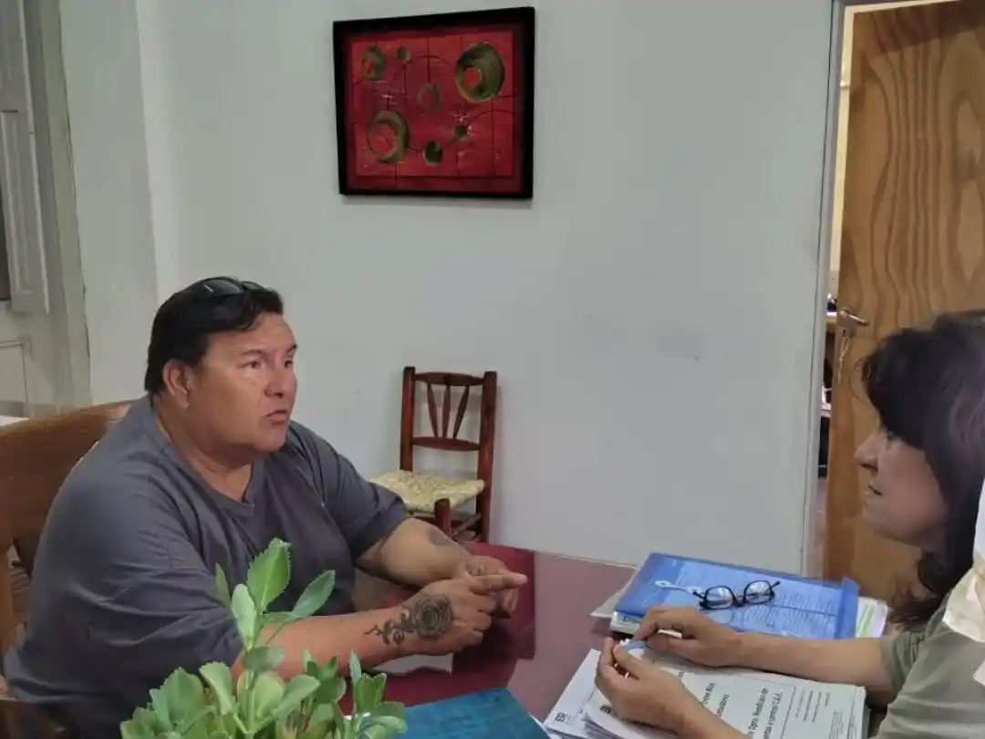 Daniel Rodríguez y Patricia Aguiar mantuvieron una enriquecedora reunión.