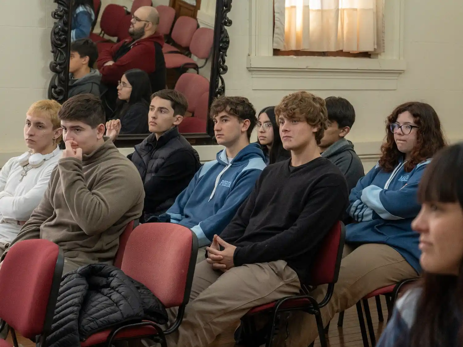 Estudiantes de la Escuela Técnica de Benito Juárez