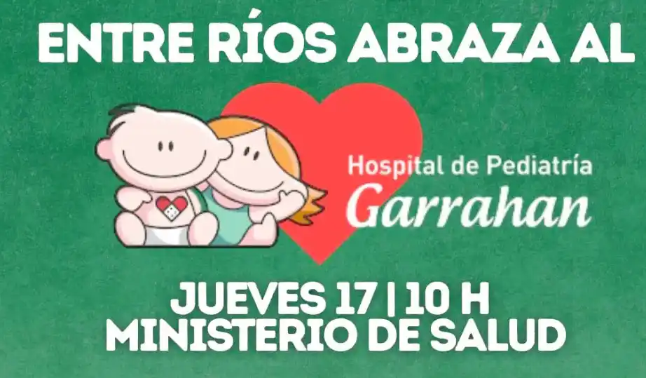 Se realizará un abrazo simbólico al Hospital Garrahan