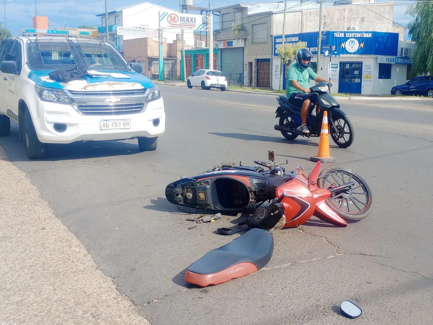 Siniestro vial: una mujer resultó con lesiones leves