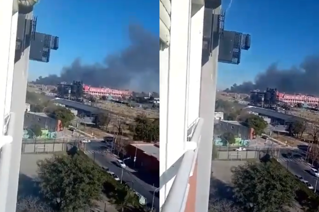 La imágenes del accidente fueron compartidas en ''X''.