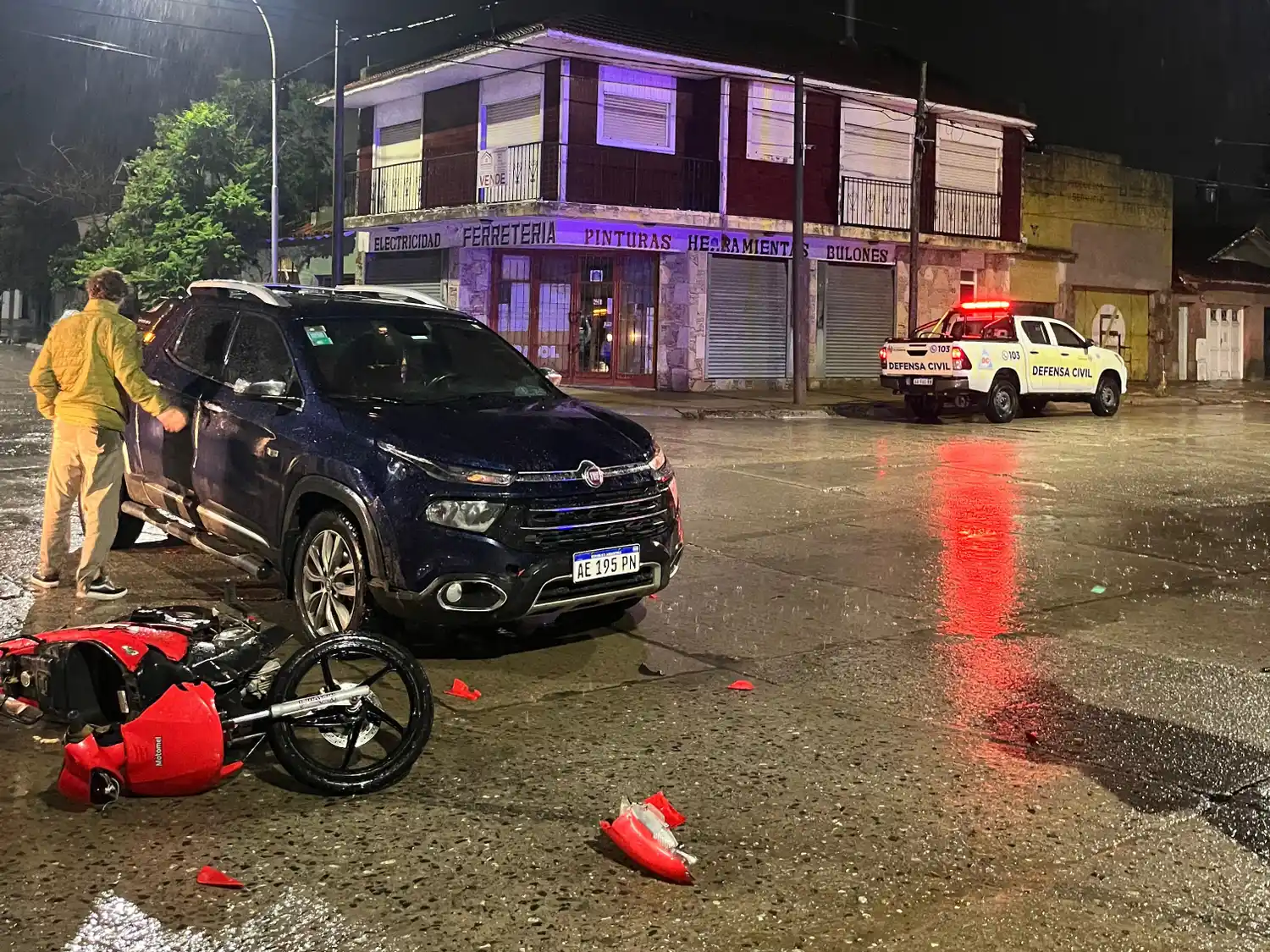 Un nuevo incidente vial en Necochea