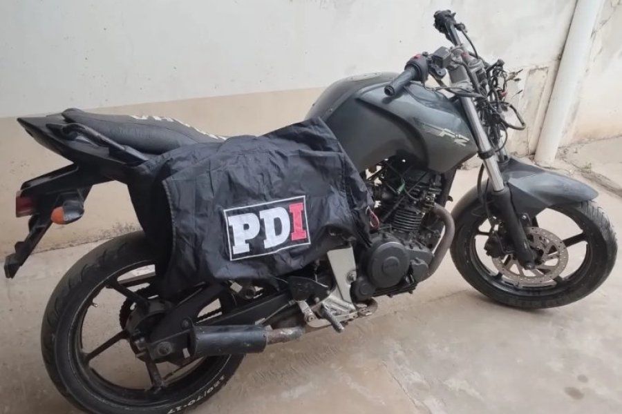 Recuperaron en Hersilia una moto que fue robada en Rafaela