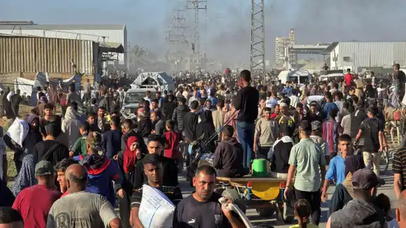 GAZA reporta casi 600 muertos durante entrega de ayuda humanitaria