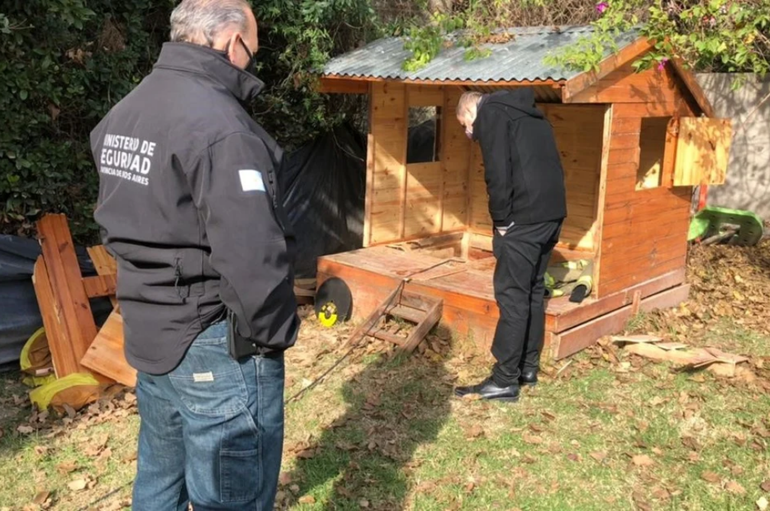 Increíble: “El Rengo” Pacheco tenía un bunker debajo de la “casita del patio”