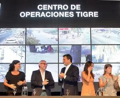 Zamora y Massa presentaron la plataforma de seguridad Alerta Tigre Global
