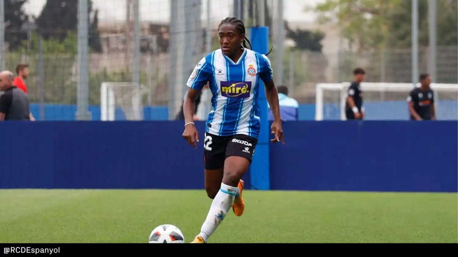 La jugadora del Espanyol