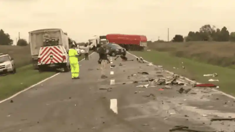 accidente ruta 14 - 2