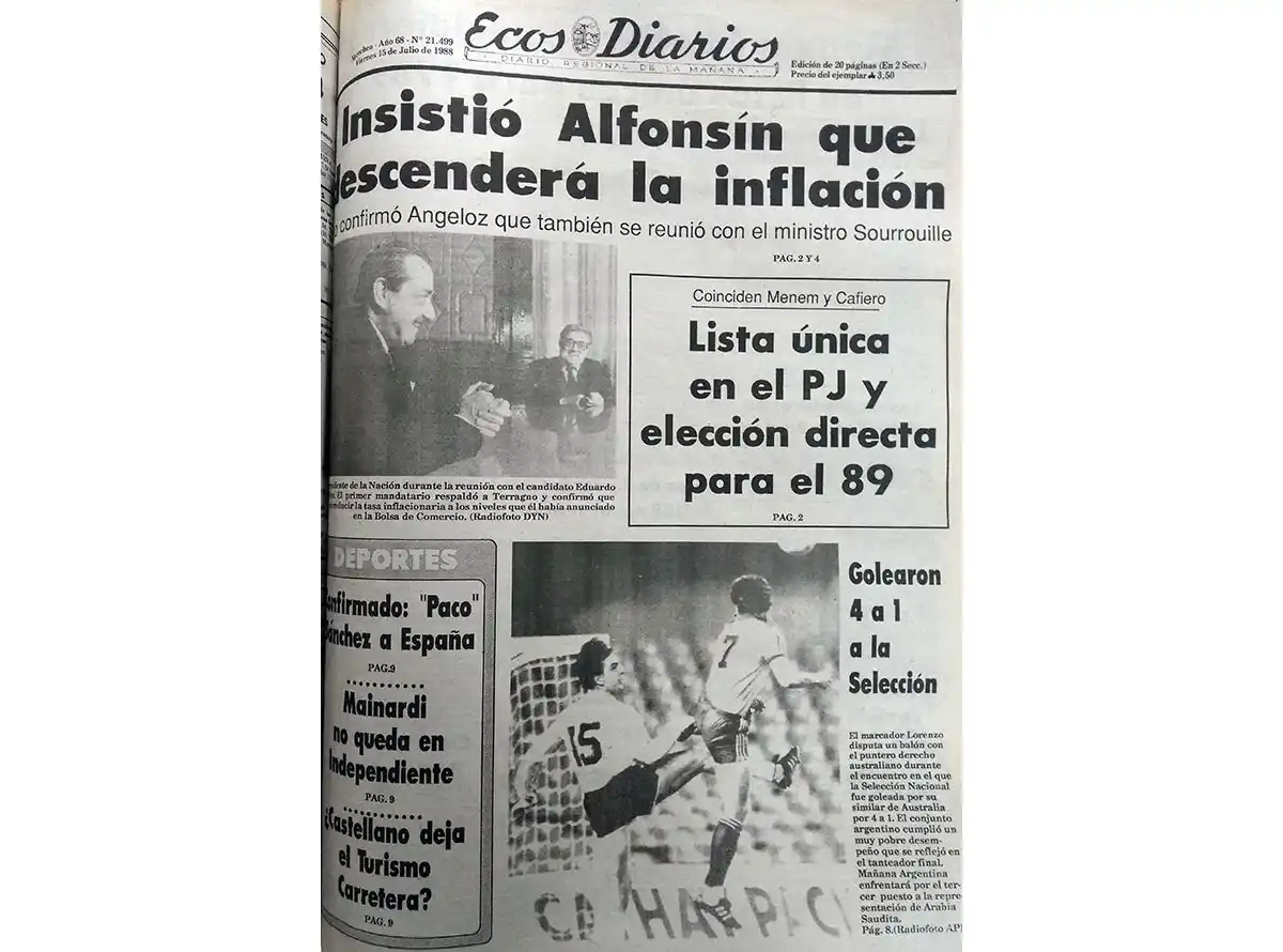 Viernes 15 de Julio de 1988