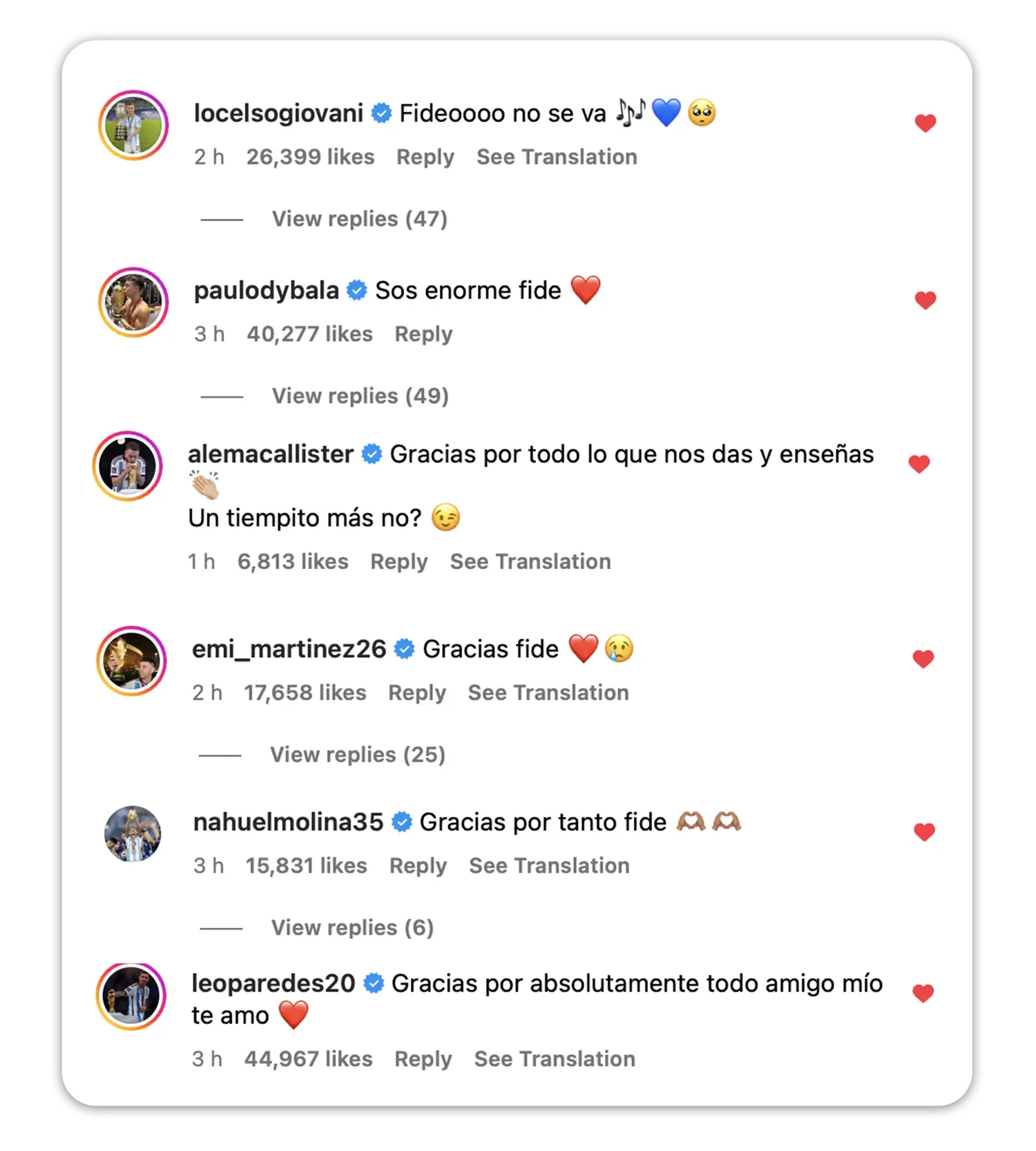 Despedida de Di Maria - el saludo de sus compañeros